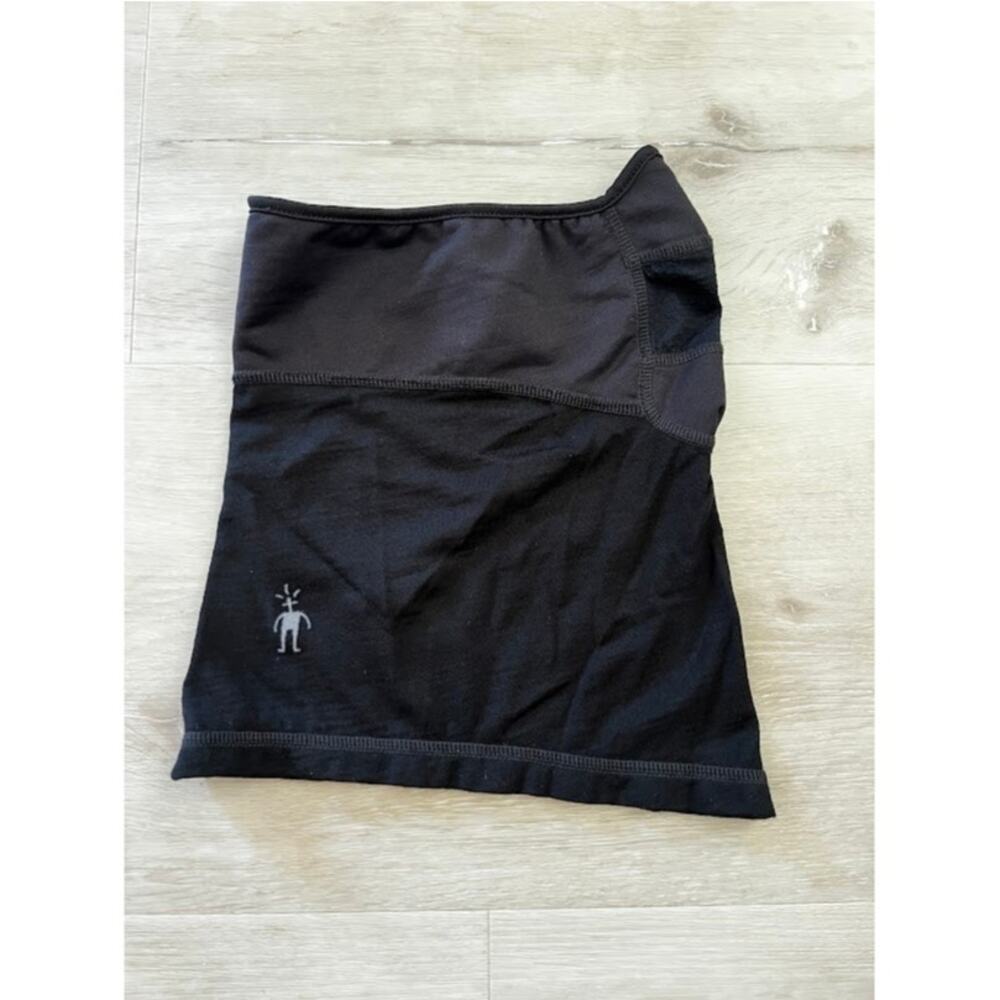 Smartwool Black Merino 250 Wool Neck Gaiter Thermal Winter Face Cover Unisex